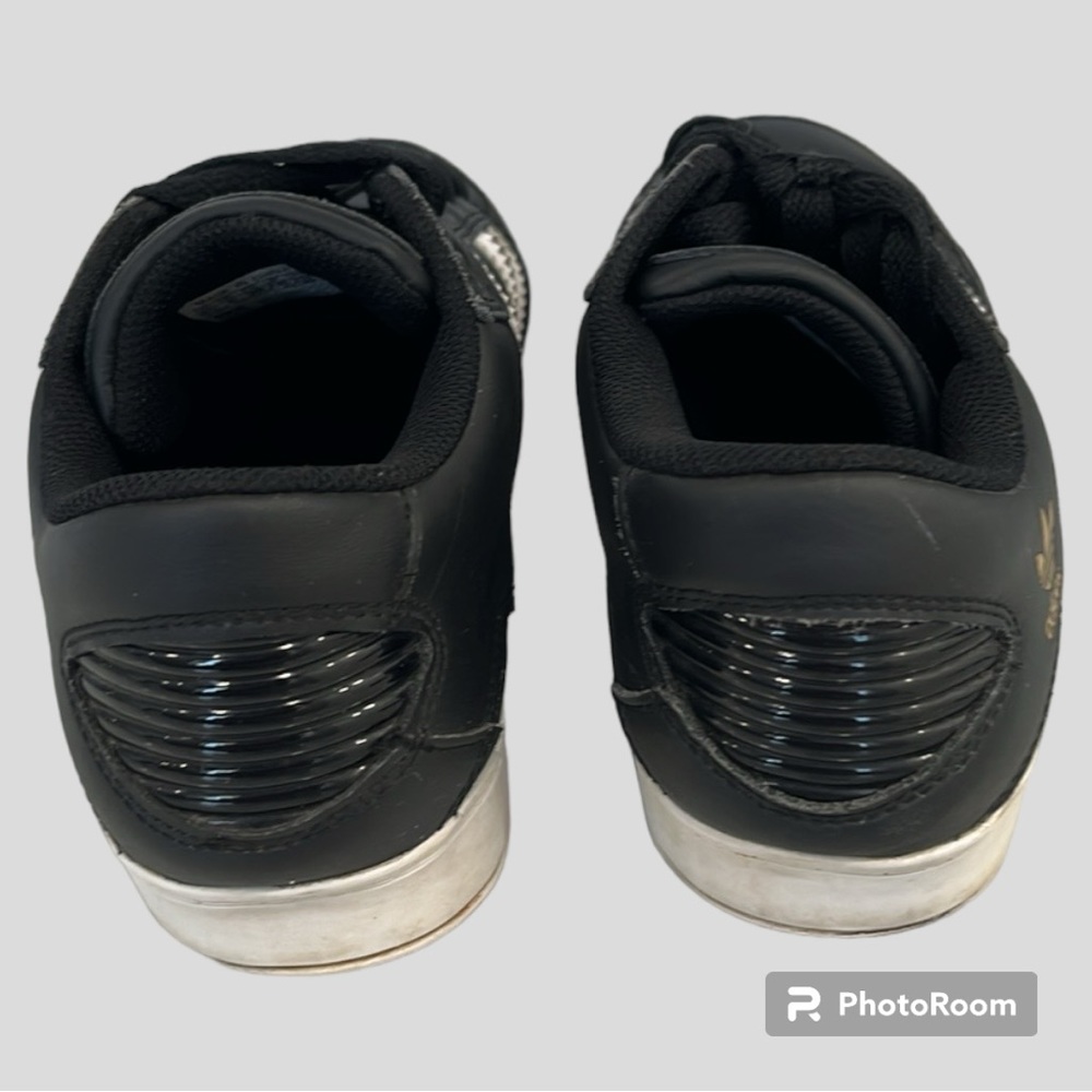 Adidas Evh 791004 Black 3 Strips Gold Logo Skateboarding Shoes - Picture 5 of 9